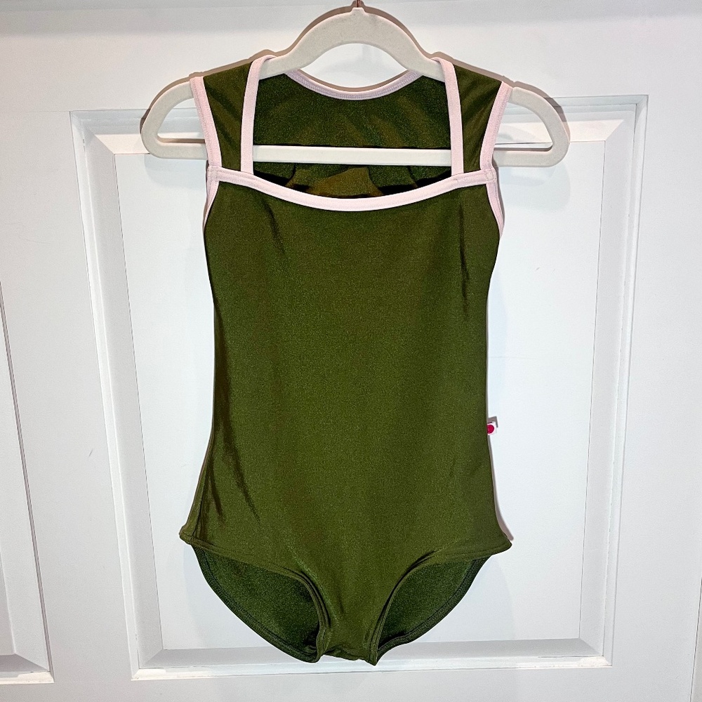 Yumiko Becky Leotard Green Xsmall
